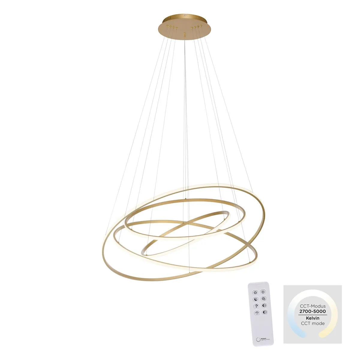 Lampa wisząca TESSARA 2124-60 - Paul Neuhaus - obrazek 2