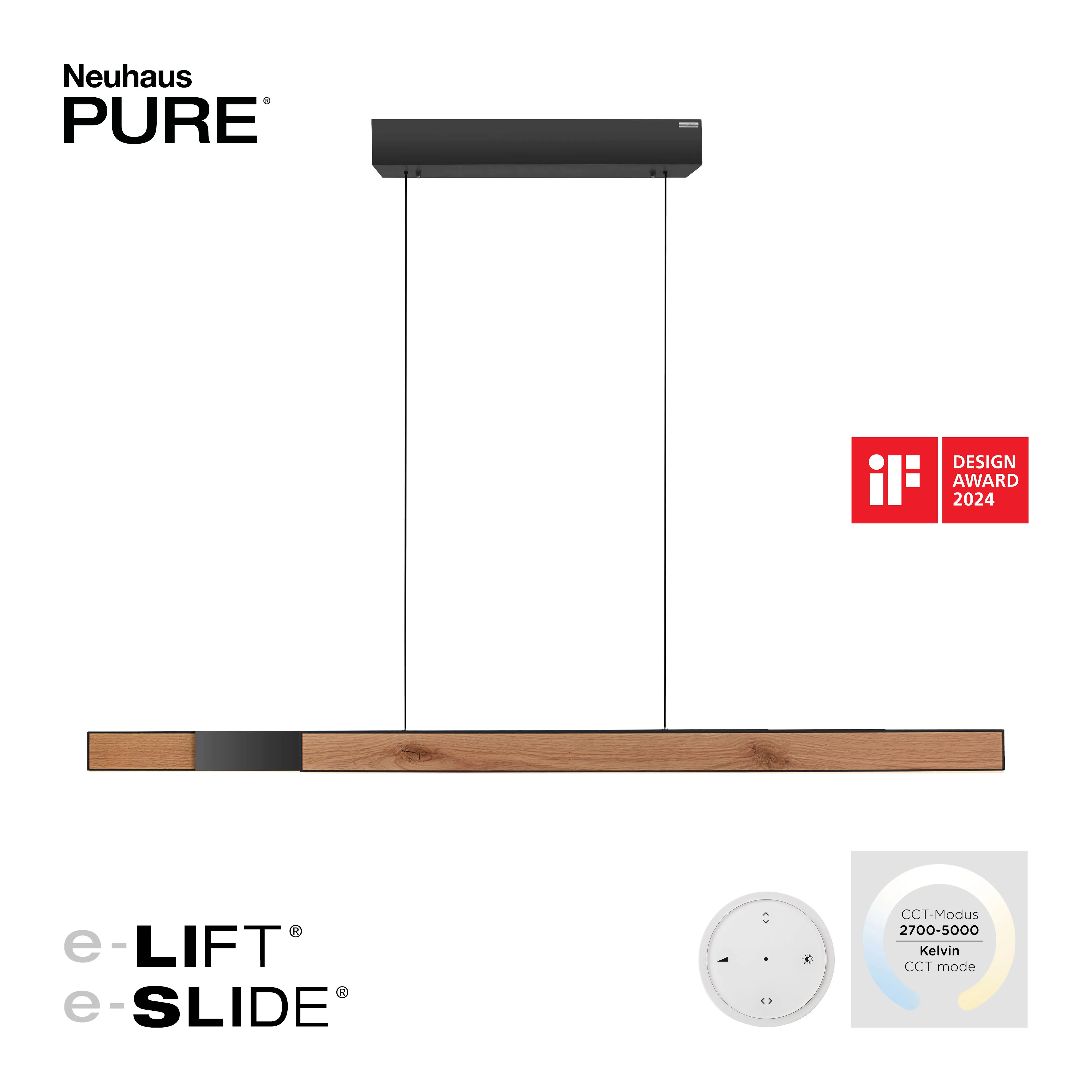 Lampa wisząca z funkcją windy PURE MOTO-RISE 2545-79 - Paul Neuhaus - obrazek 6