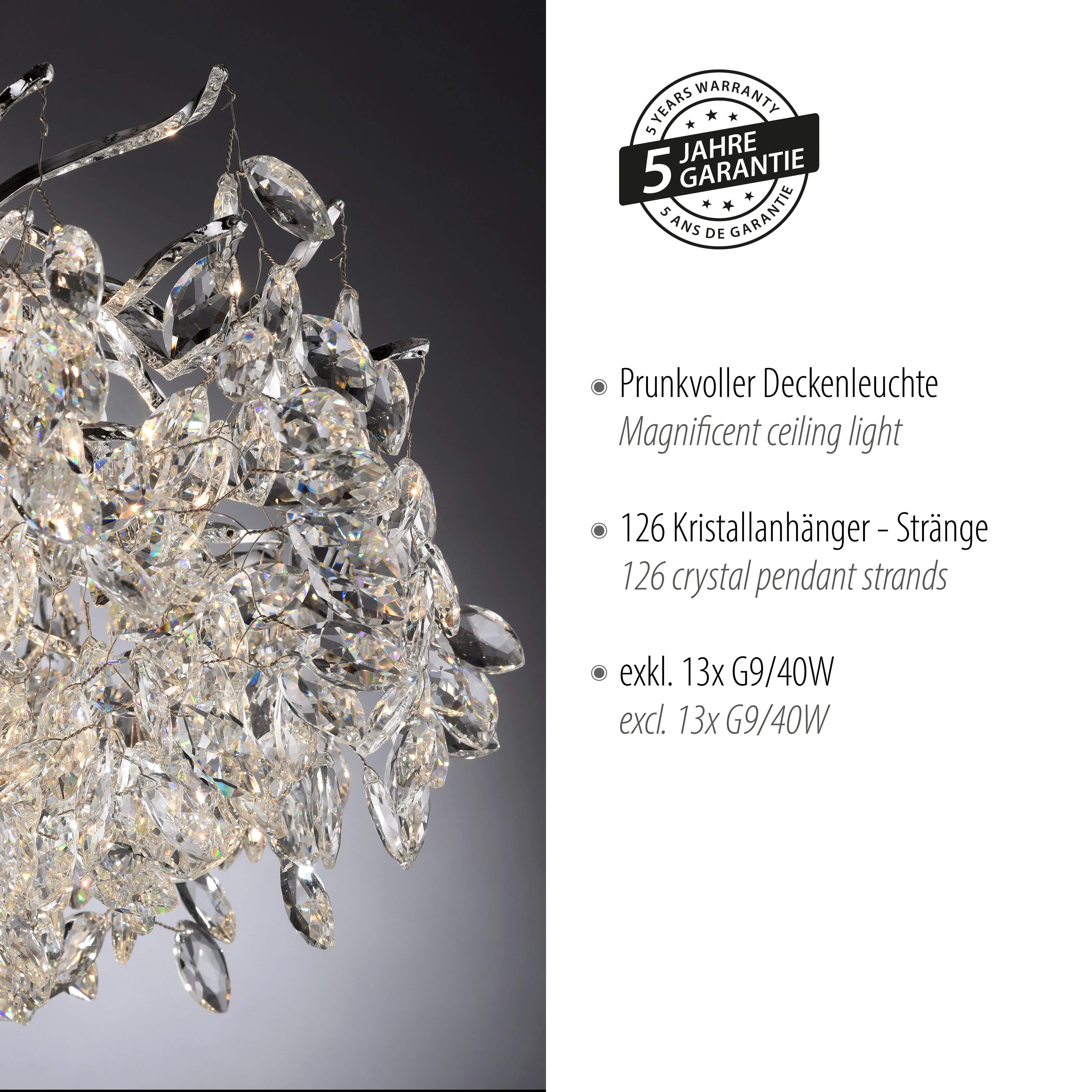 Lampa sufitowa RICICLE 6054-17 - Paul Neuhaus - obrazek 3