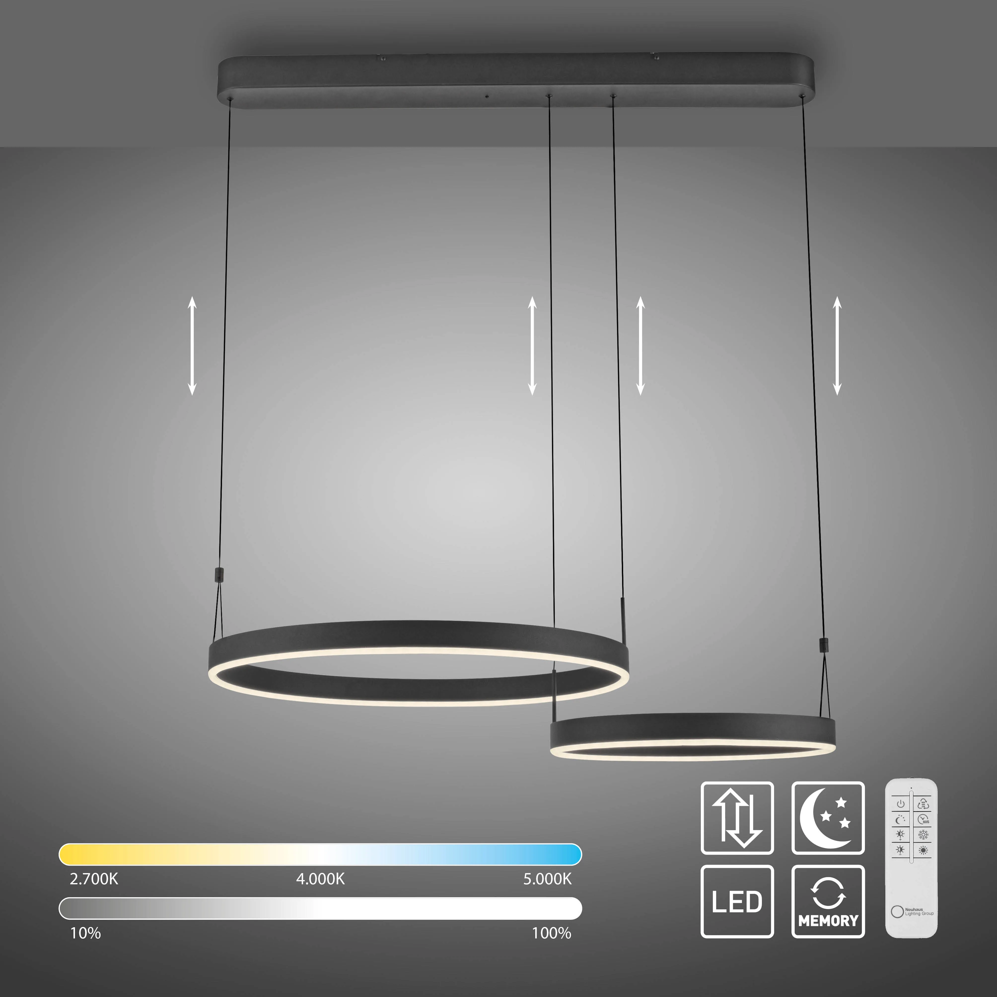 Lampa wisząca ESKO 2360-18 - Paul Neuhaus - obrazek 4