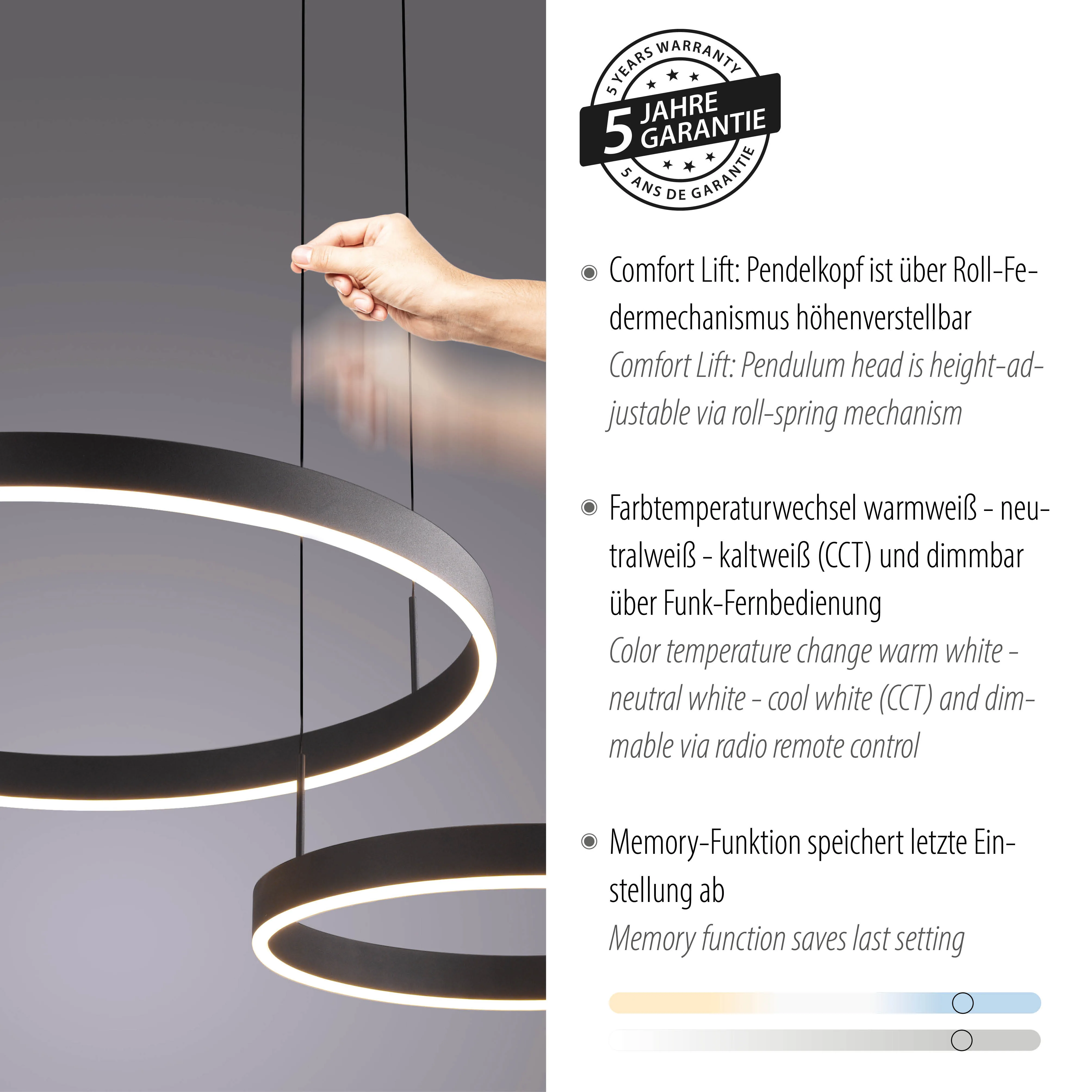 Lampa wisząca ESKO 2360-18 - Paul Neuhaus - obrazek 5