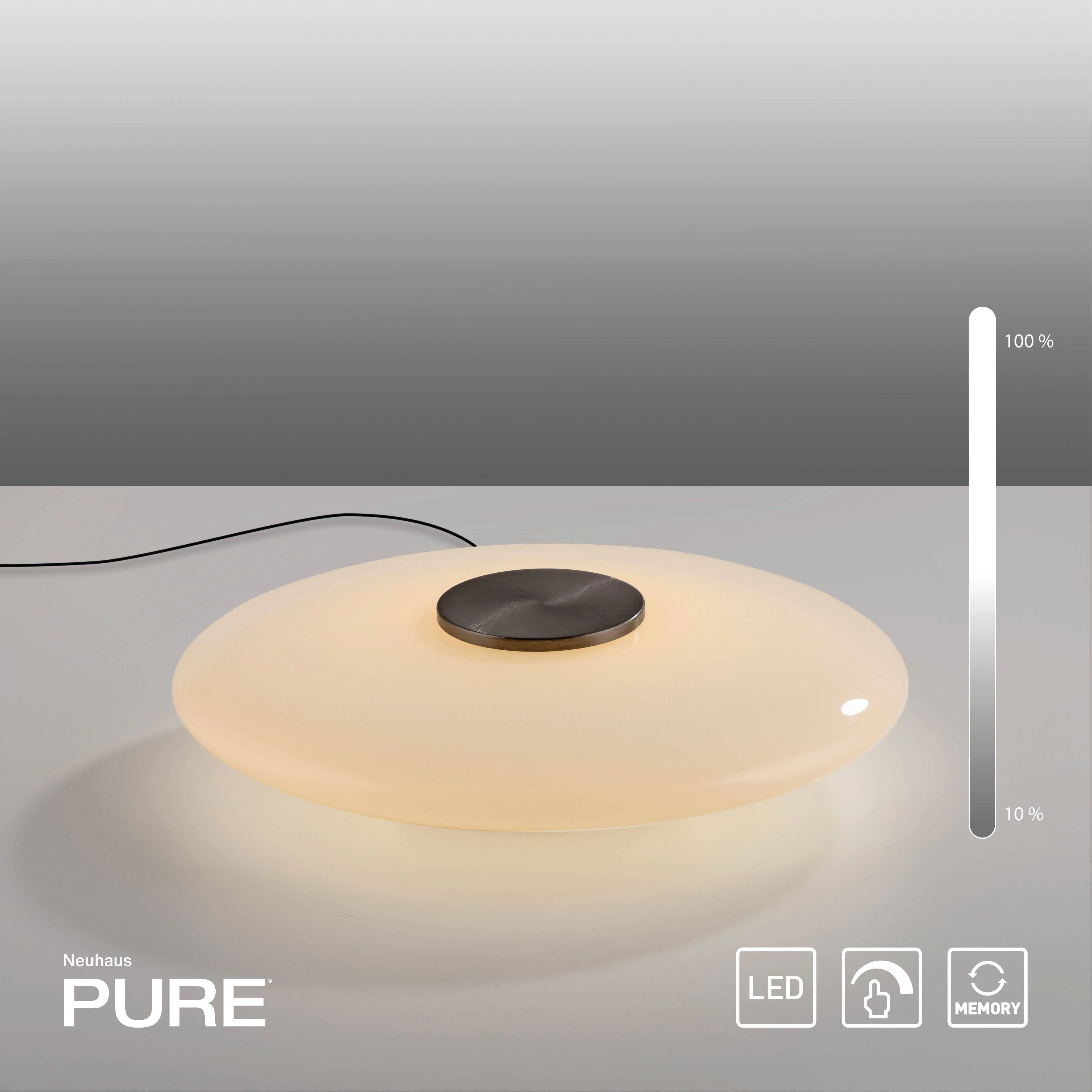 Lampa stołowa PURE VITRUM 4080-34 - Paul Neuhaus - obrazek 3