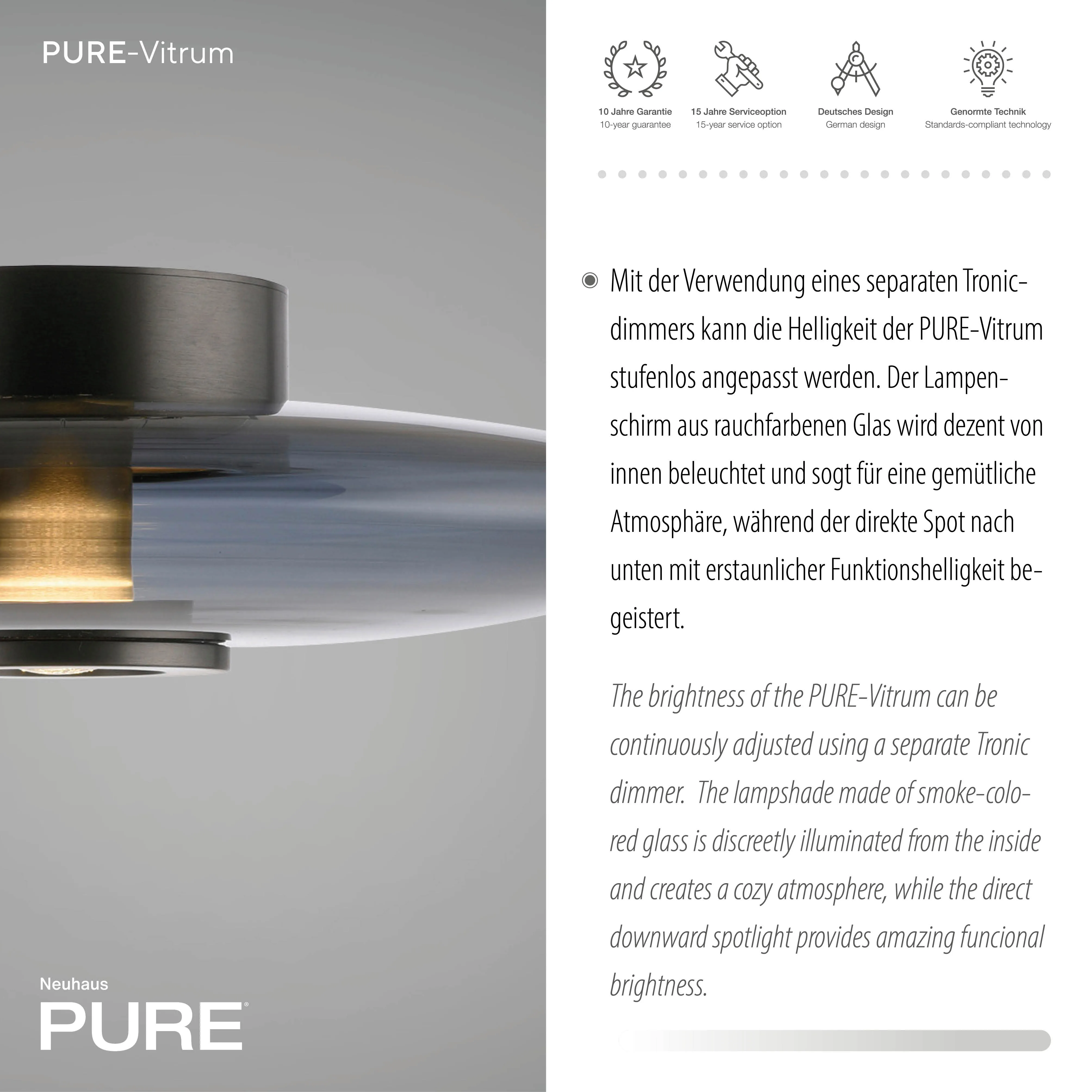 Lampa sufitowa PURE VITRUM 6083-15 - Paul Neuhaus - obrazek 4