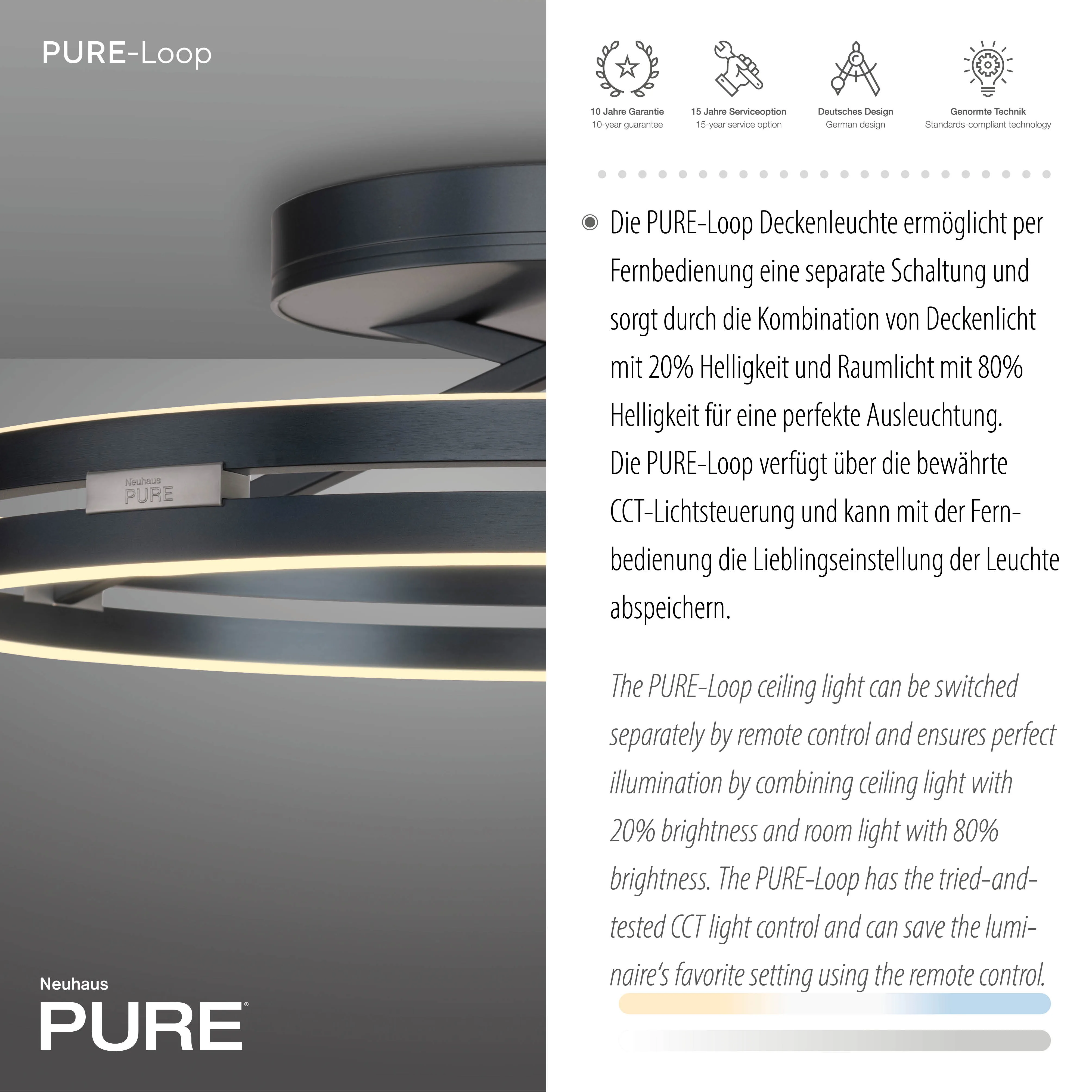 Lampa sufitowa PURE LOOP 6552-15 - Paul Neuhaus - obrazek 6