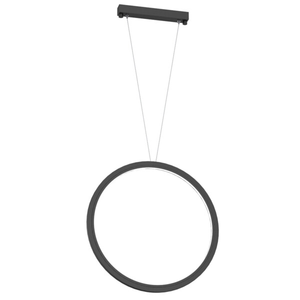 Lampa wisząca Ikuna O - Czarna (450 mm) 3000K 5074  - Antigo