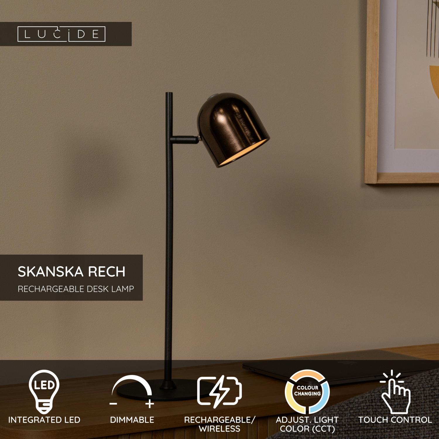 Lampa biurkowa SKANSKA RECH 03649/03/96 - Lucide - obrazek 3