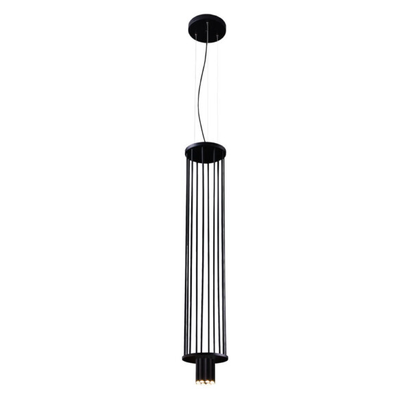 Lampa wisząca IHI - Czarna (2640 mm) 9007 - Antigo