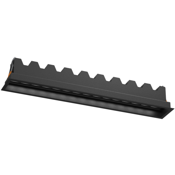 Lampa wpuszczana A - Glare in 15 - Czarna 3000K 3054  - Antigo