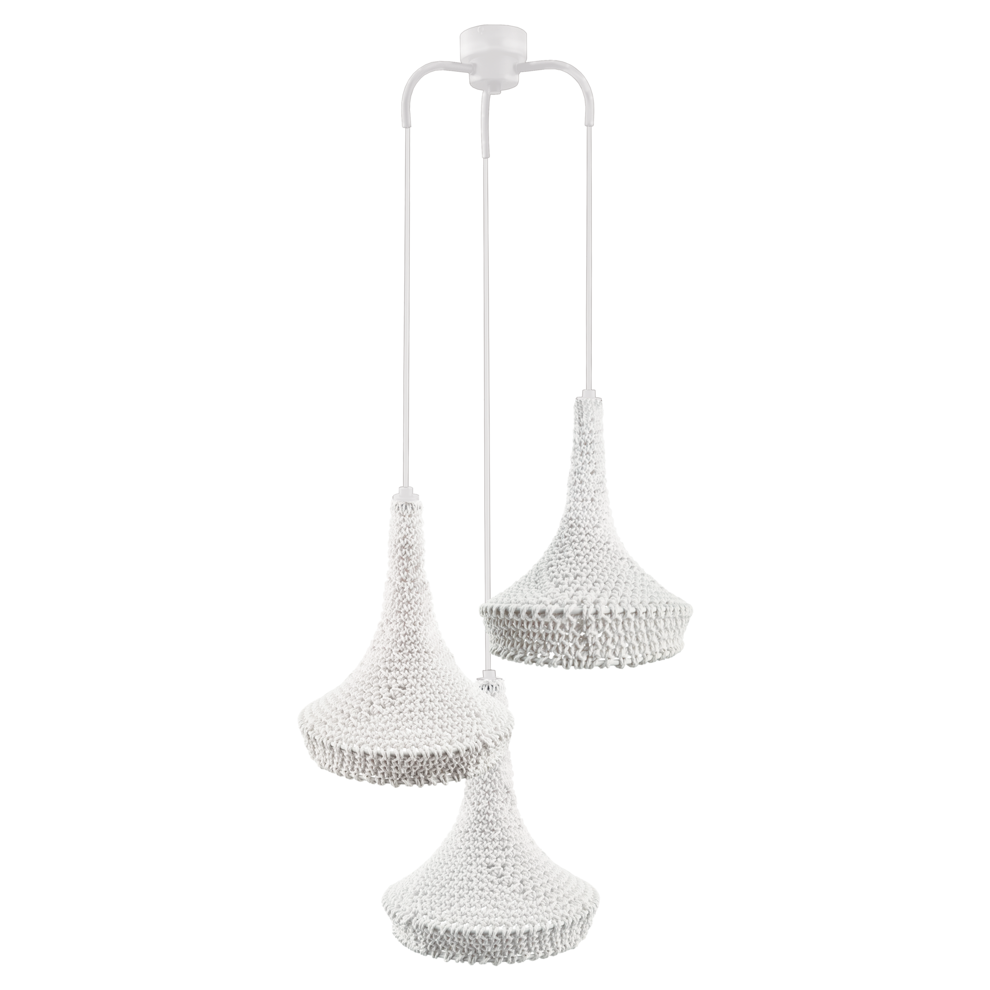 Lampa wisząca Mahaka 3 - Biała (500 mm) 5177 - Antigo