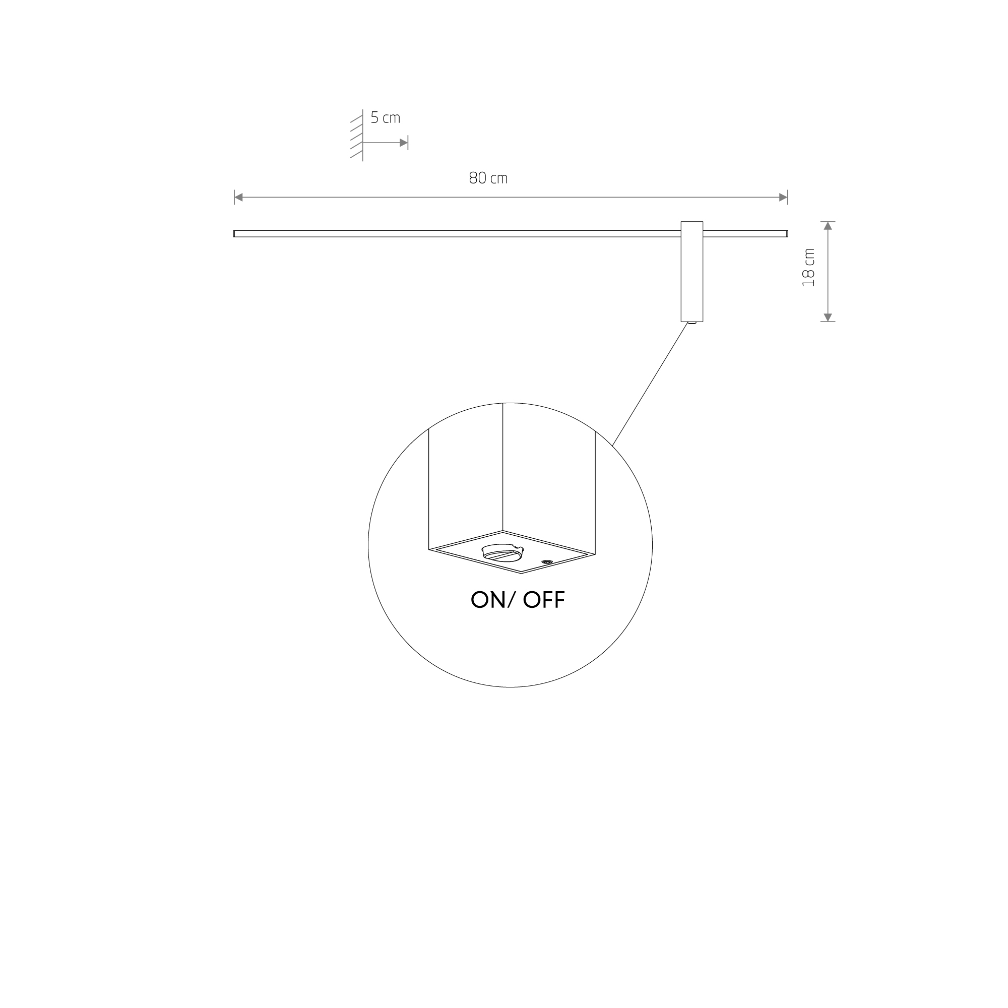 Kinkiet MOTIVE LED M 3000K 10311 - Nowodvorski Lighting - obrazek 3