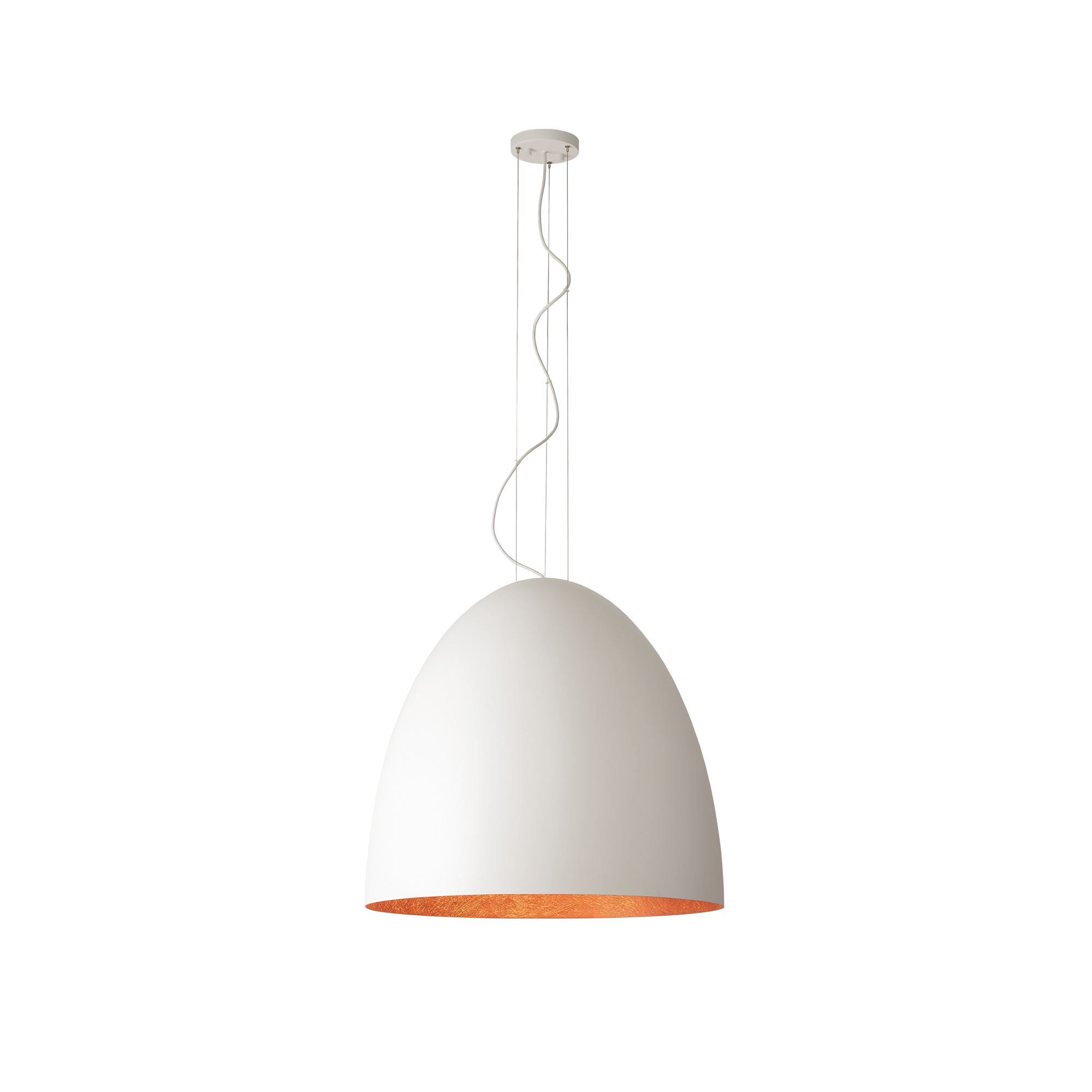 Lampa wisząca EGG XL WHITE-COPPER 10325 - Nowodvorski Lighting