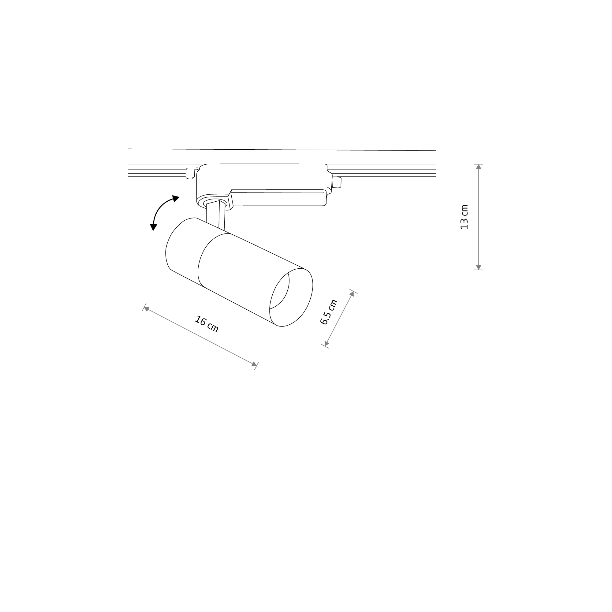 Lampa do szyn 1F PROFILE TINOS LED 20W 3000K WH 10374 - Nowodvorski Lighting - obrazek 5