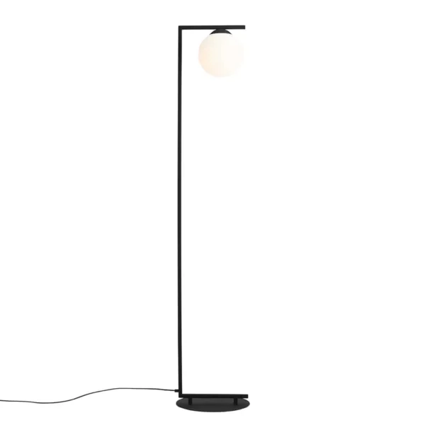 Lampa stojąca nowoczesna ZAC BLACK (klosz na dół) 1038A1_1 - Aldex