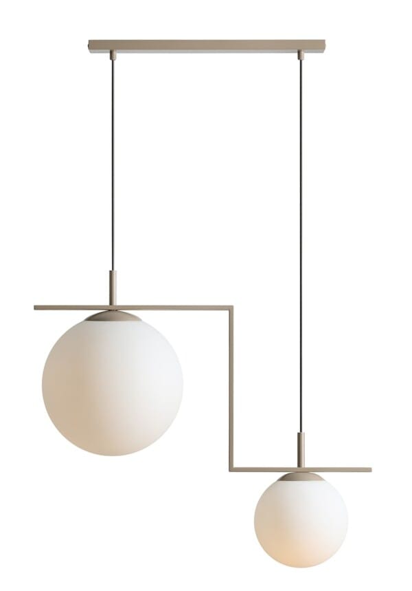 Lampa wisząca ZAC 2 BEIGE MATTE 1038H17_2 - Aldex