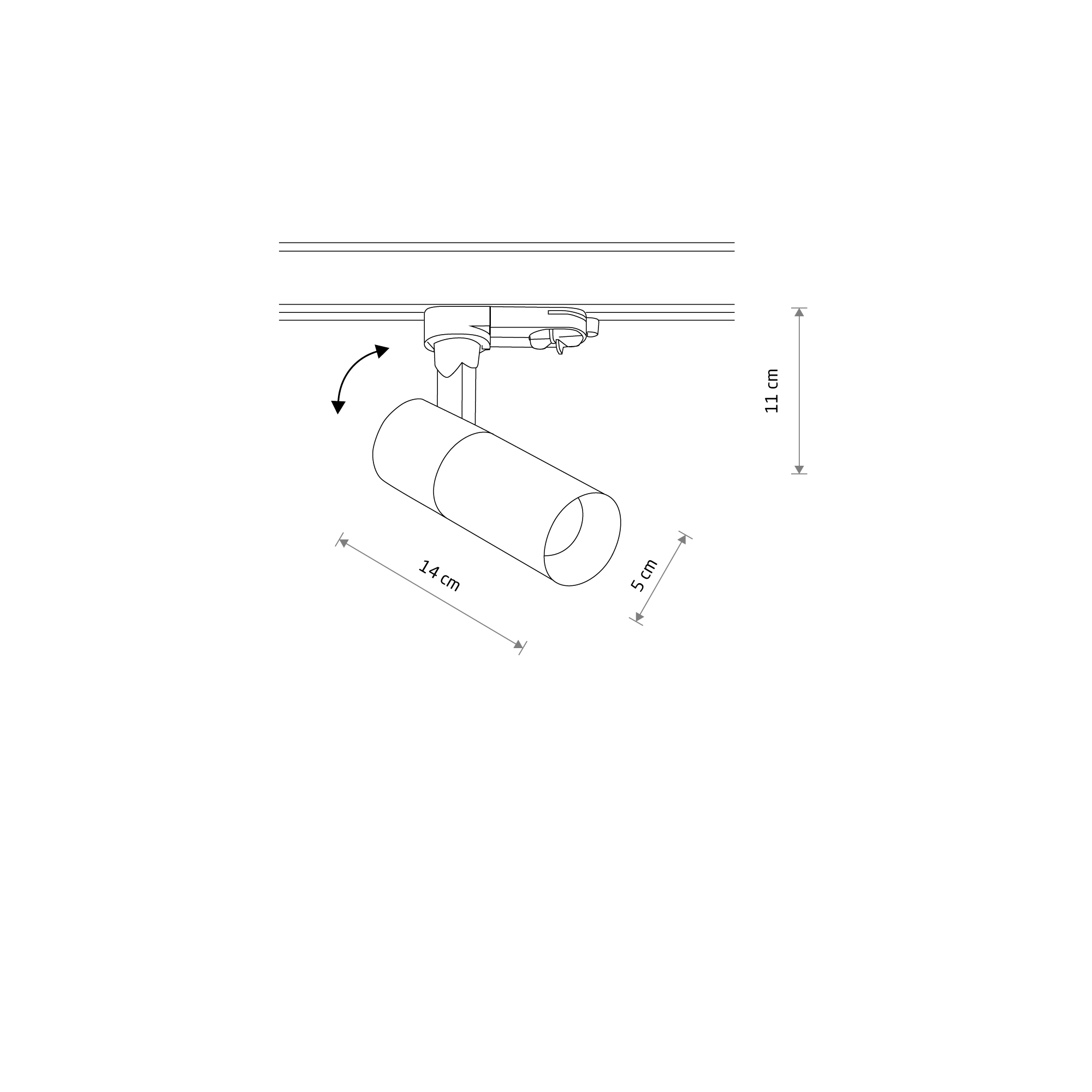 Lampa do szyn 3F CTLS TINOS LED 10W 4000K WH 10393 - Nowodvorski Lighting - obrazek 6