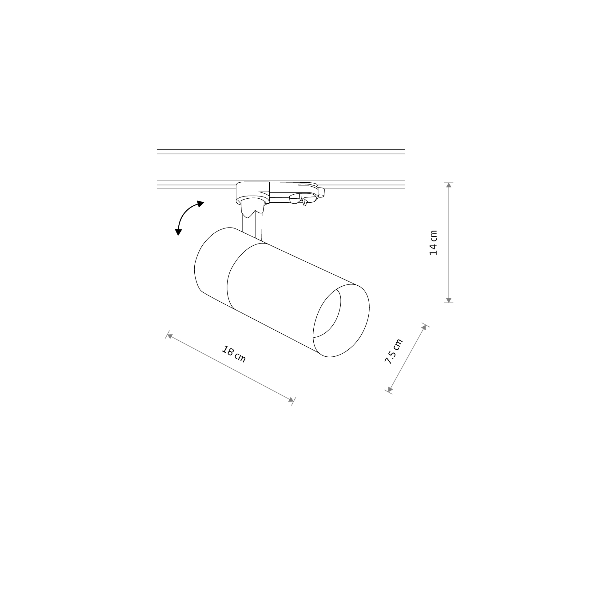 Lampa do szyn 3F CTLS TINOS LED 30W 4000K WH 10395 - Nowodvorski Lighting - obrazek 6