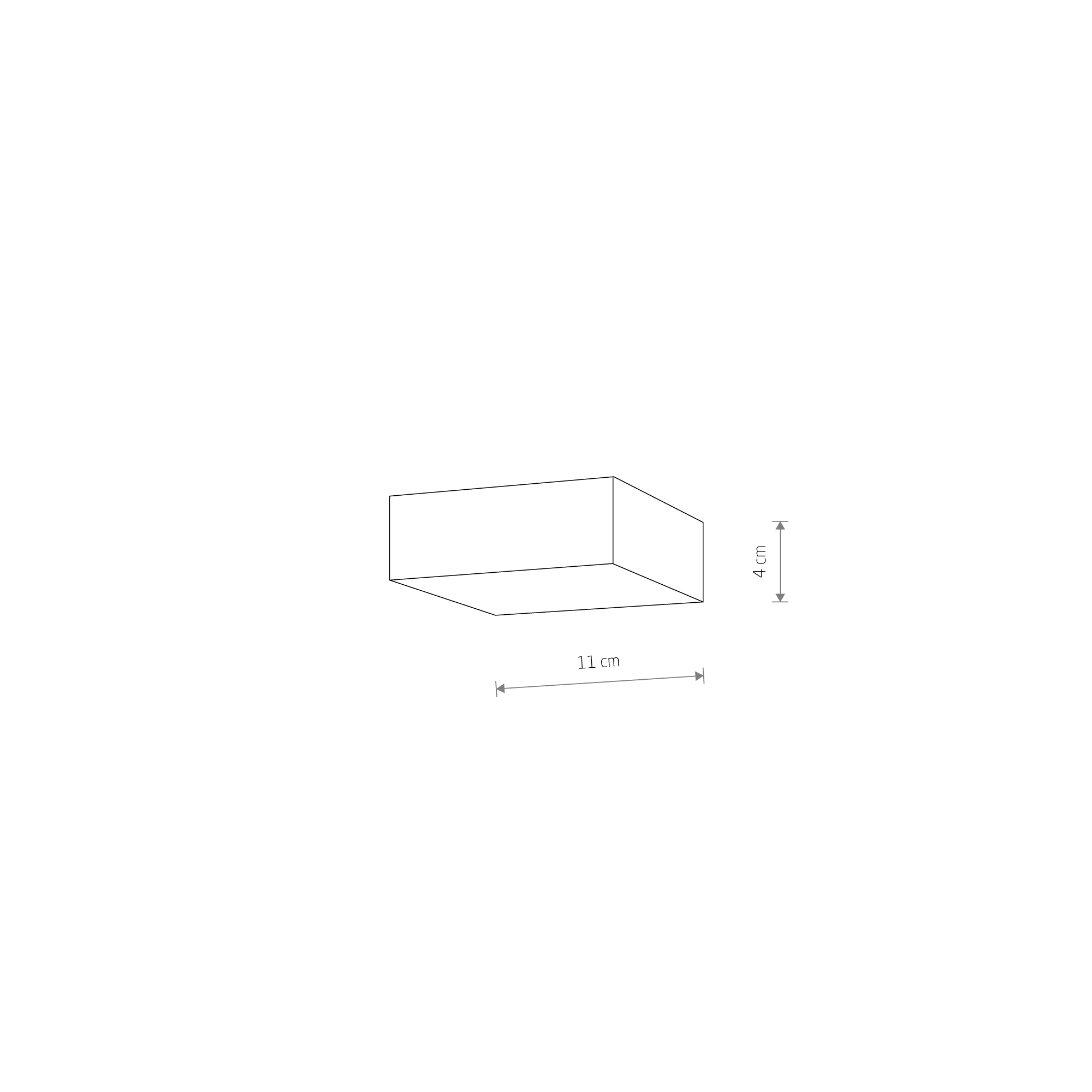 Lampa sufitowa LID SQUARE LED 15W 3000K BLACK 10424 - Nowodvorski Lighting - obrazek 5