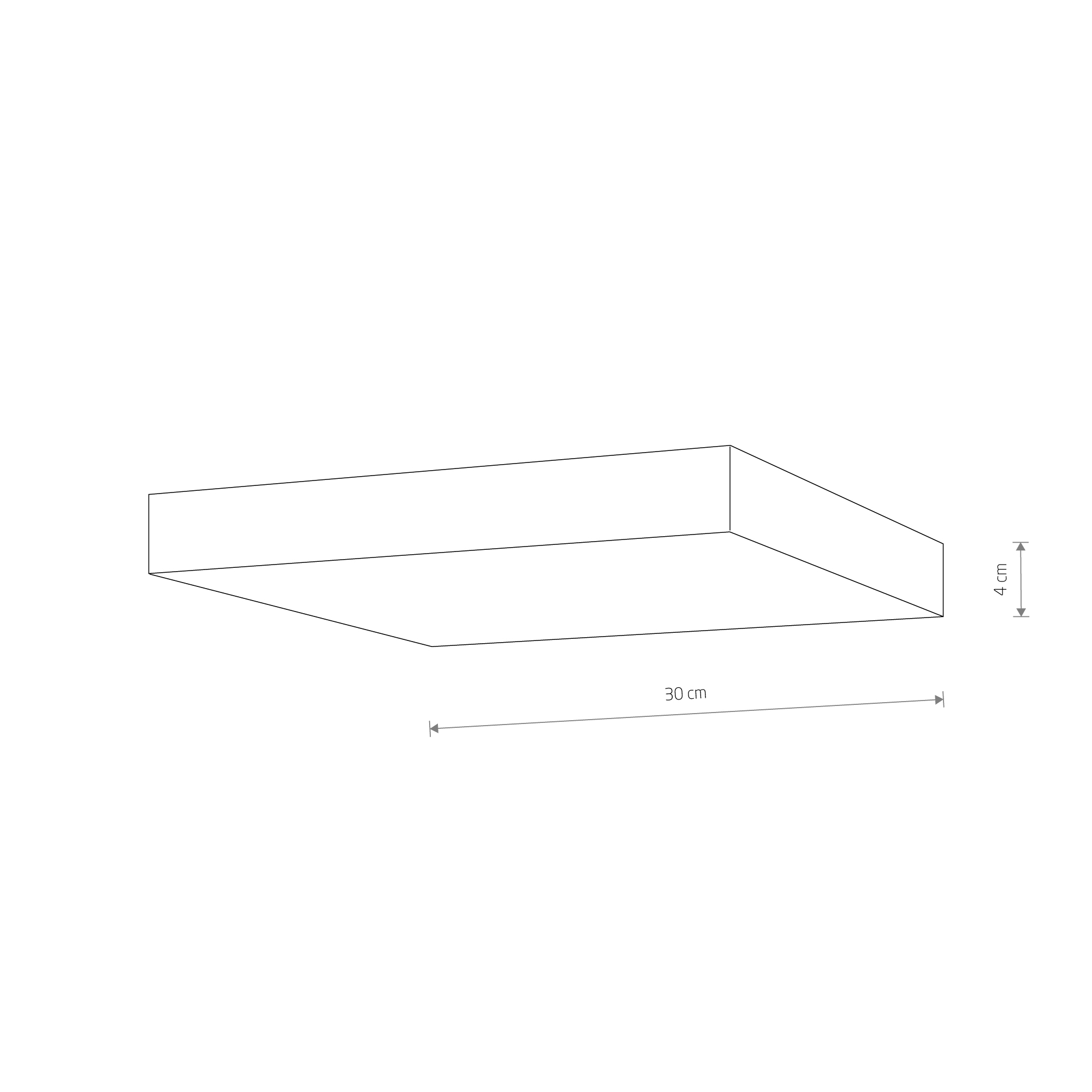 Lampa sufitowa LID SQUARE LED 50W 3000K BLACK 10427 - Nowodvorski Lighting - obrazek 4