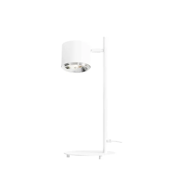 Lampa biurkowa nowoczesna BOT WHITE 1046B - Aldex