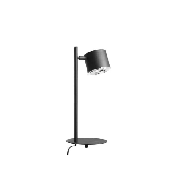 Lampa biurkowa nowoczesna BOT BLACK 1047B - Aldex