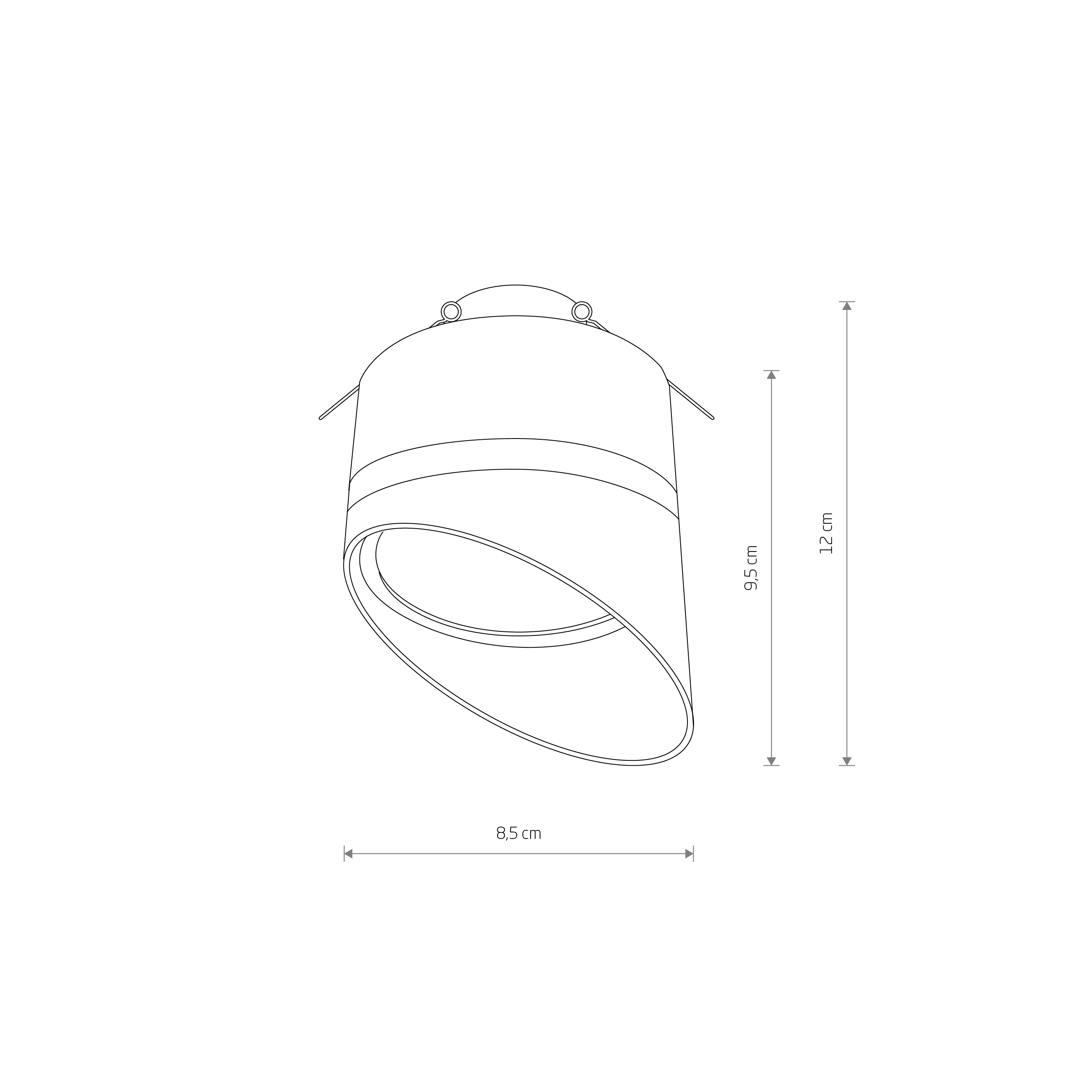 Spot do wbudowania VIS WH CG 10486 - Nowodvorski Lighting - obrazek 8