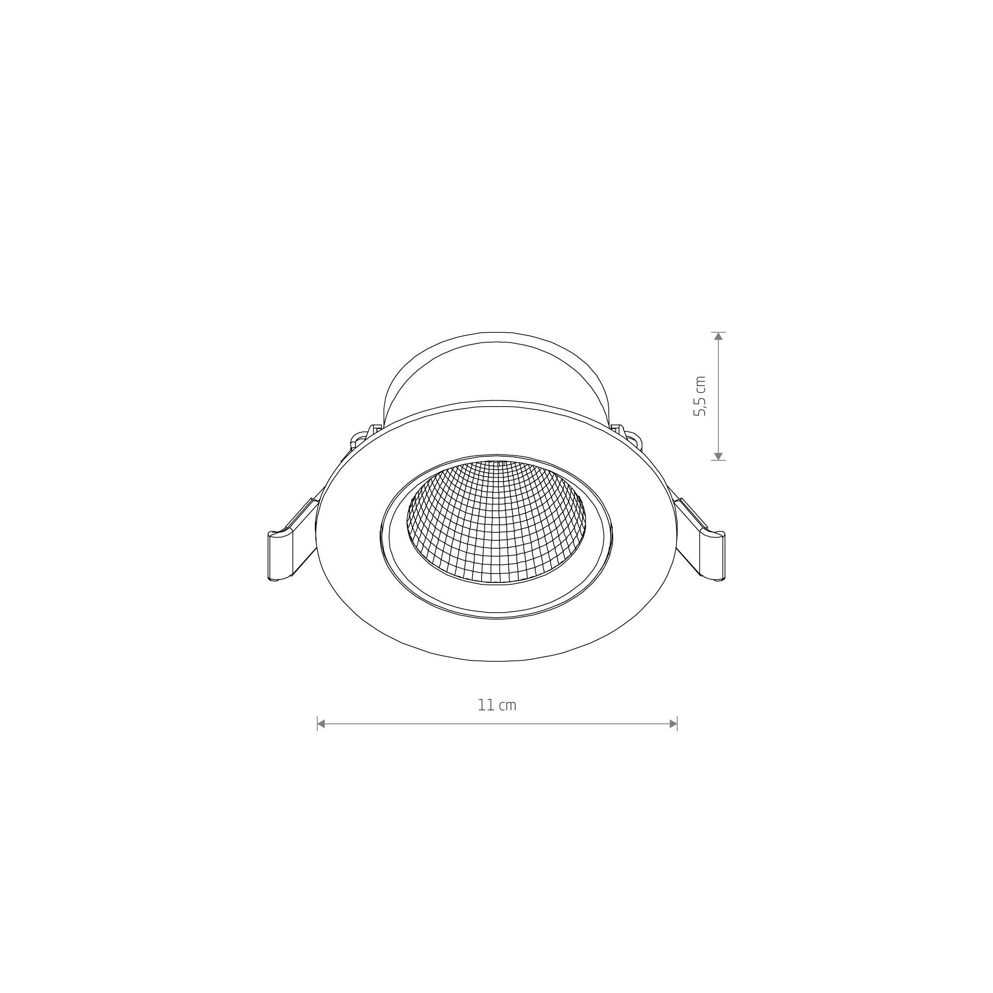 Lampa do wbudowania EGINA LED 10W 4000K BL 10554 - Nowodvorski Lighting - obrazek 5