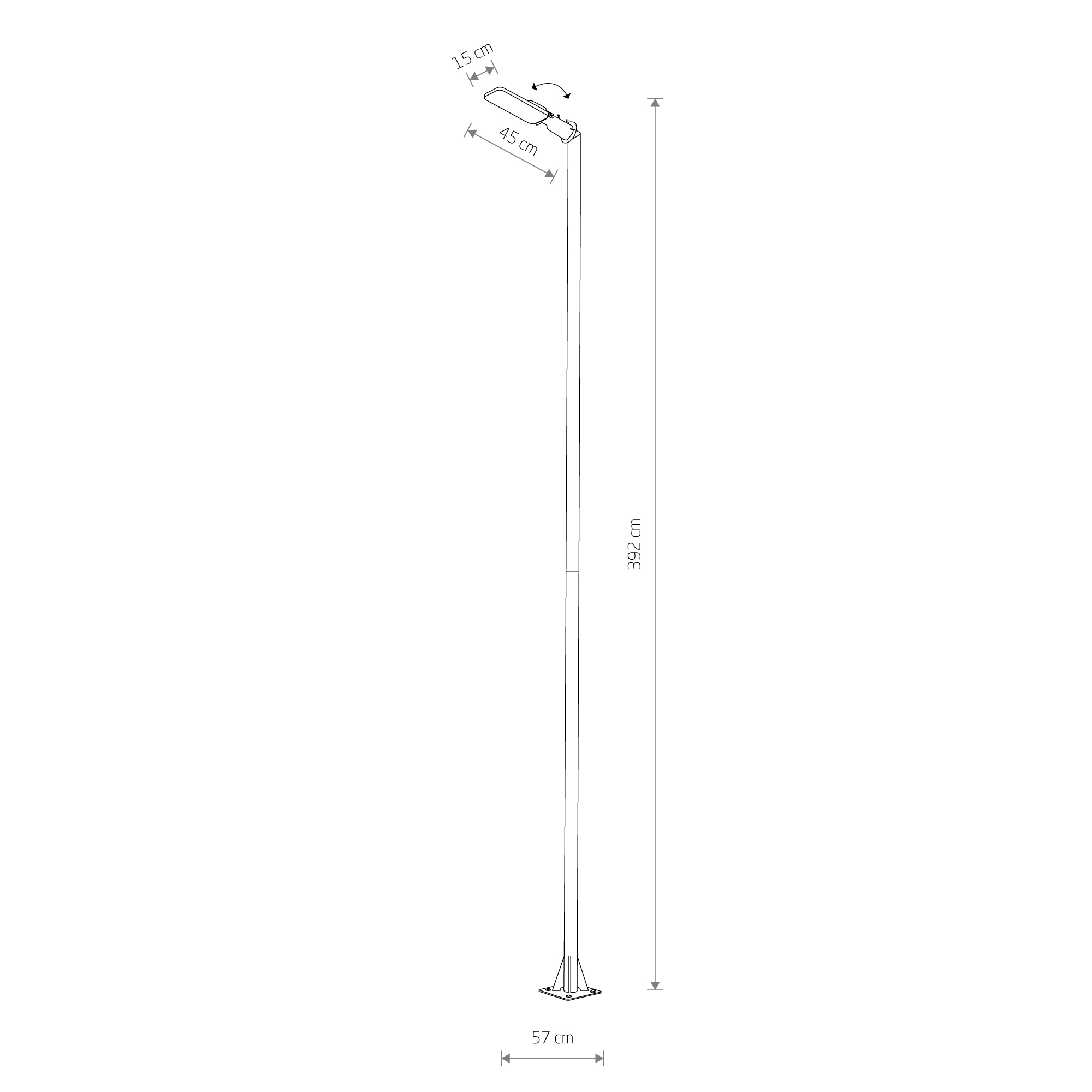 Lampa stojąca PATHWAY LED PRO Czarny 10633 - Nowodvorski Lighting - obrazek 2