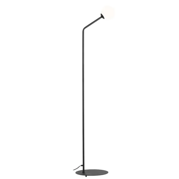 Lampa stojąca minimalistyczna PURE BLACK 1064A1 - Aldex