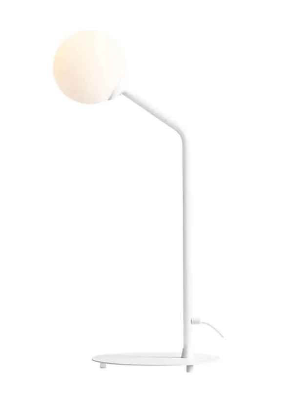 Lampa biurkowa minimalistyczna PURE WHITE 1064B - Aldex