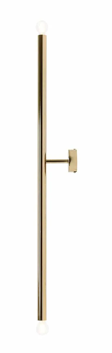 Kinkiet nowoczesny TUBO 2 GOLD L 1072D30_L - Aldex