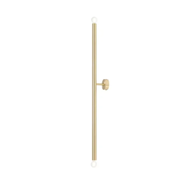 Kinkiet nowoczesny TUBO 2 BRASS L 1072D40_L - Aldex