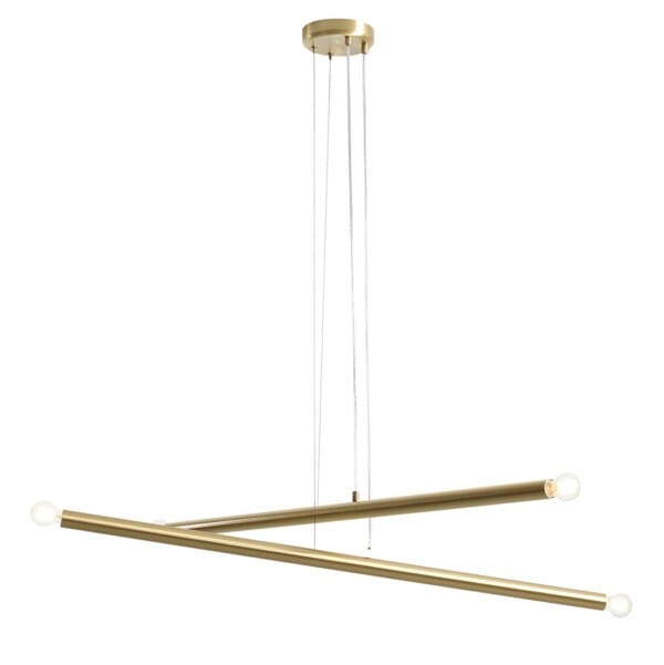 Lampa wisząca TUBO 4 BRASS 1072L40 - Aldex