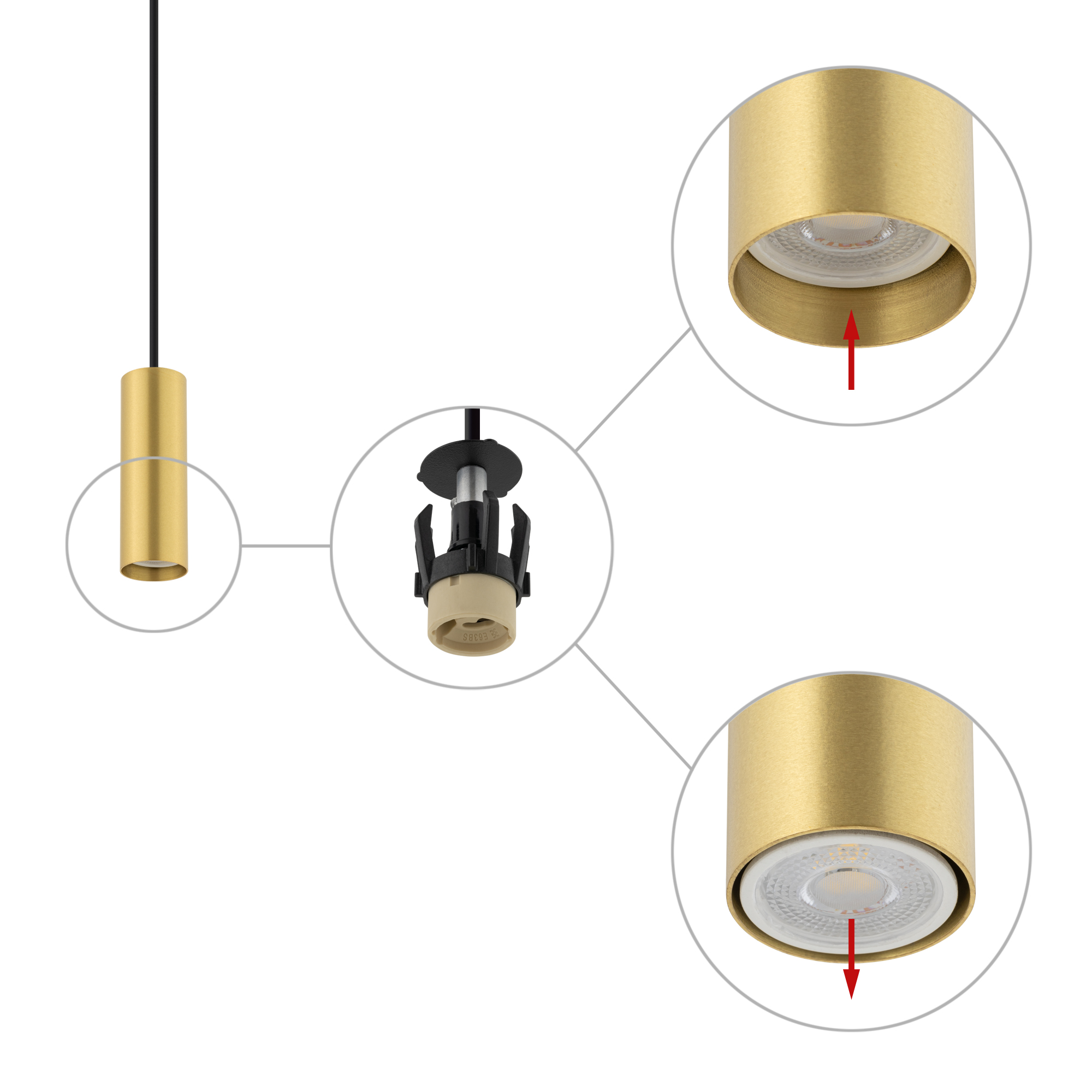 Lampa wisząca FOURTY S SOLID BRASS 10766 - Nowodvorski Lighting - obrazek 4