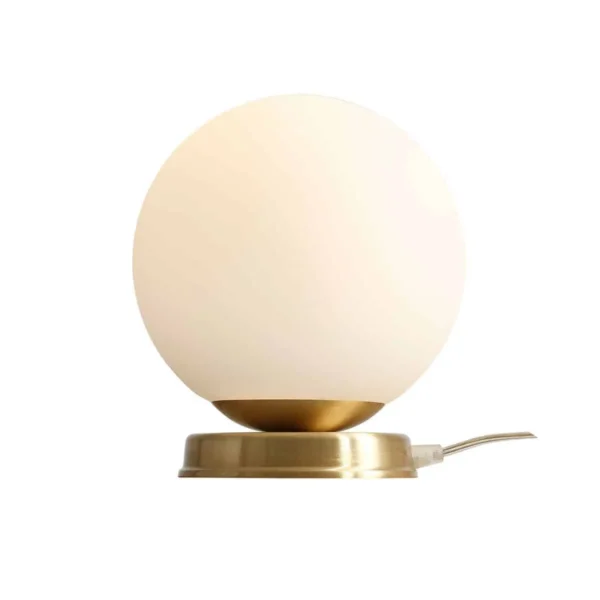 Lampa biurkowa BALL BRASS M 1076B40_M elegancka - Aldex
