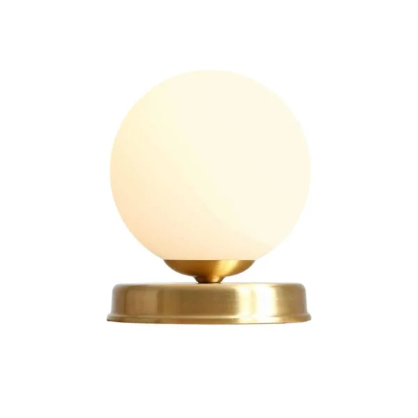 Lampa biurkowa BALL BRASS S 1076B40_S elegancka - Aldex
