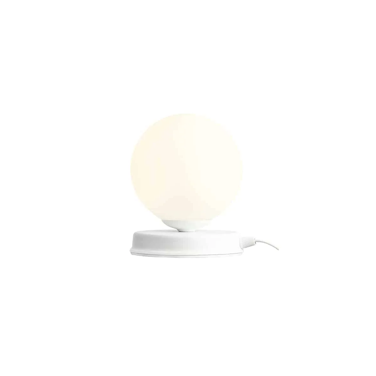 Lampa biurkowa BALL WHITE S 1076B_S elegancka - Aldex