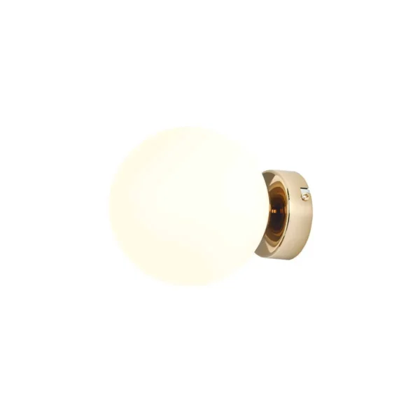 Kinkiet nowoczesny BALL GOLD S 1076C30_S elegancki - Aldex