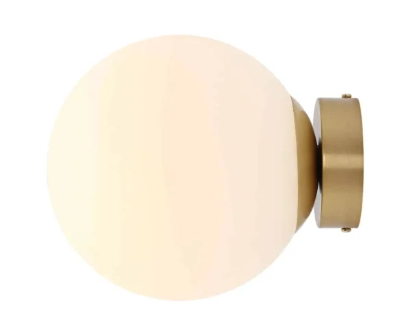 Kinkiet nowoczesny BALL BRASS M 1076C40_M elegancki - Aldex