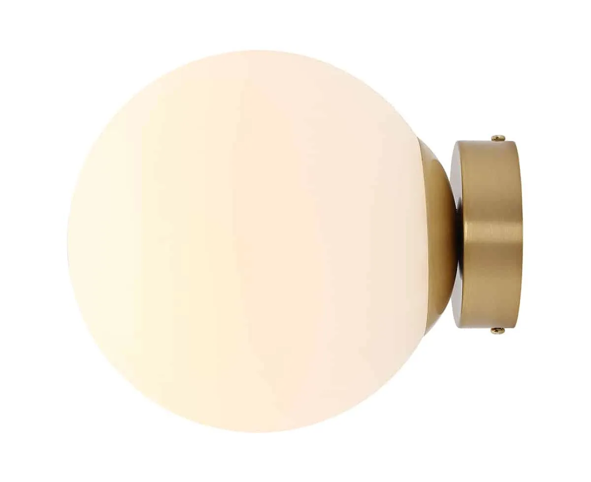 Kinkiet nowoczesny BALL BRASS M 1076C40_M elegancki - Aldex