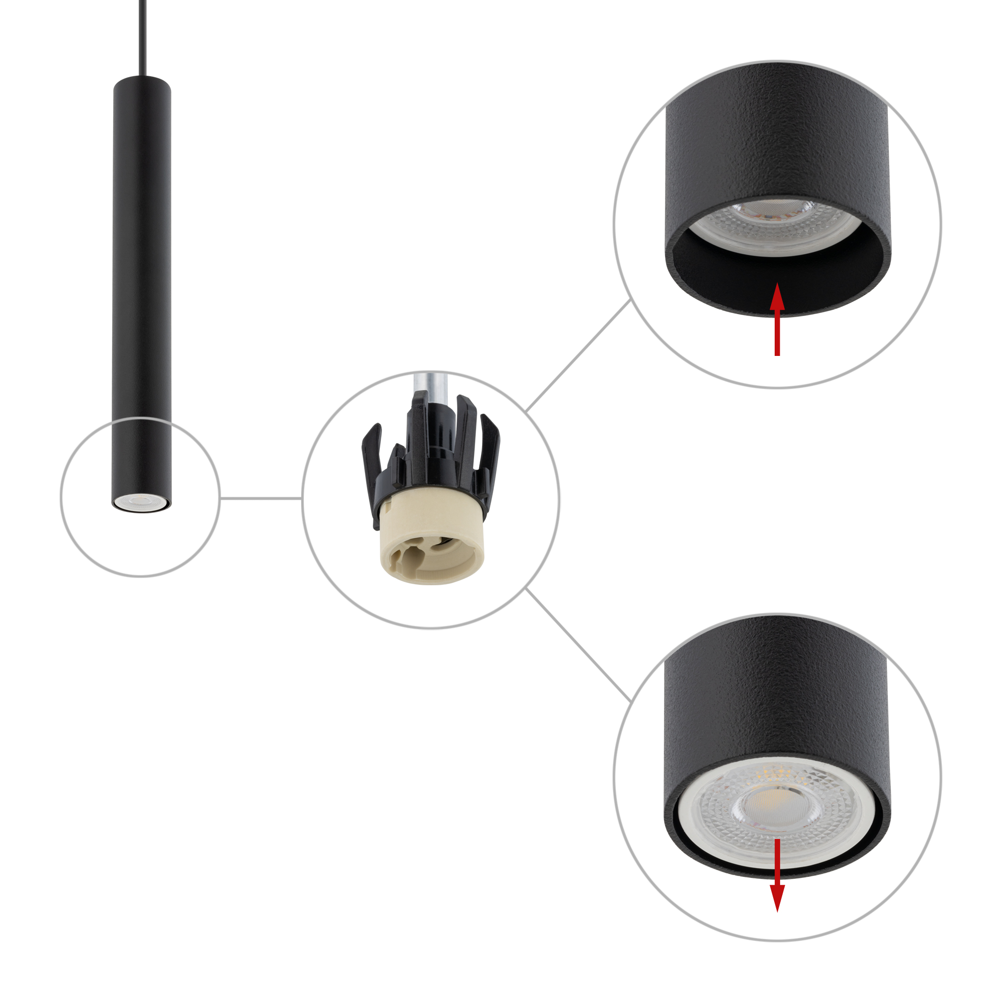 Lampa wisząca FOURTY M BLACK 10771 - Nowodvorski Lighting - obrazek 4