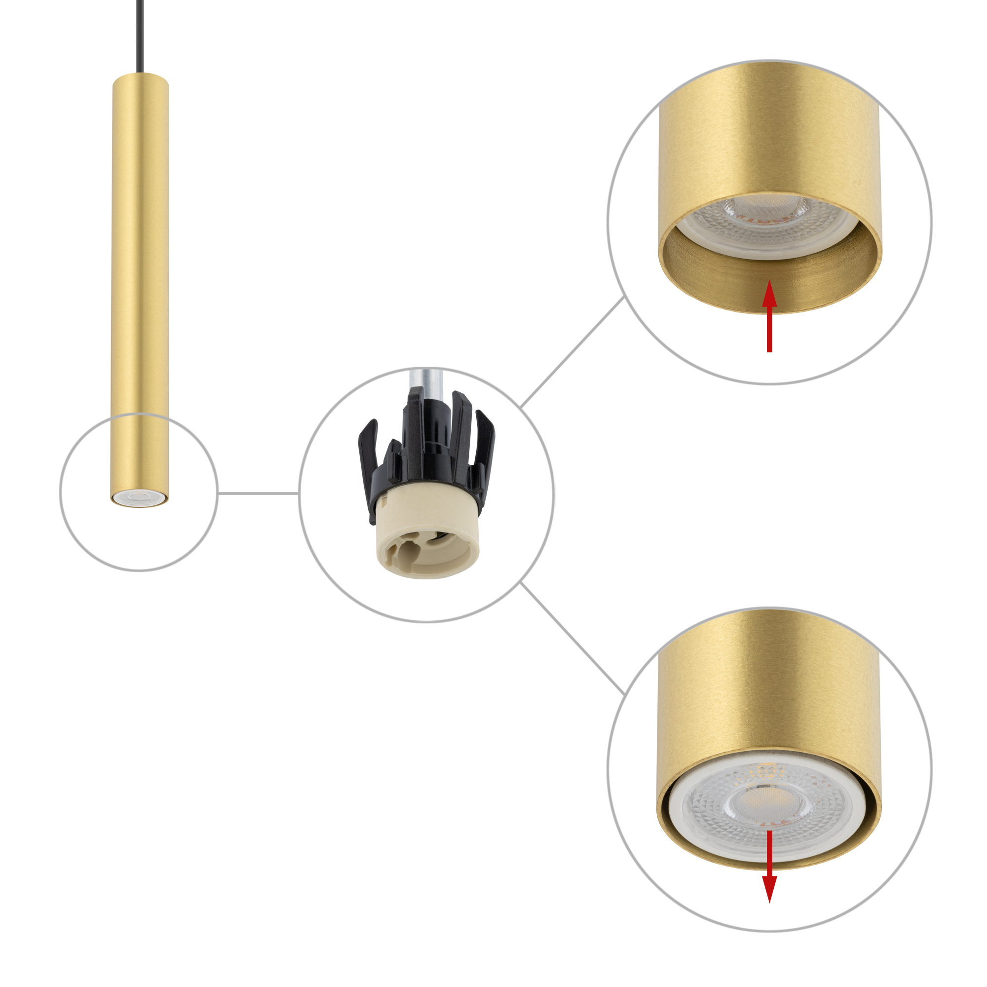Lampa wisząca FOURTY M SOLID BRASS 10772 - Nowodvorski Lighting - obrazek 4