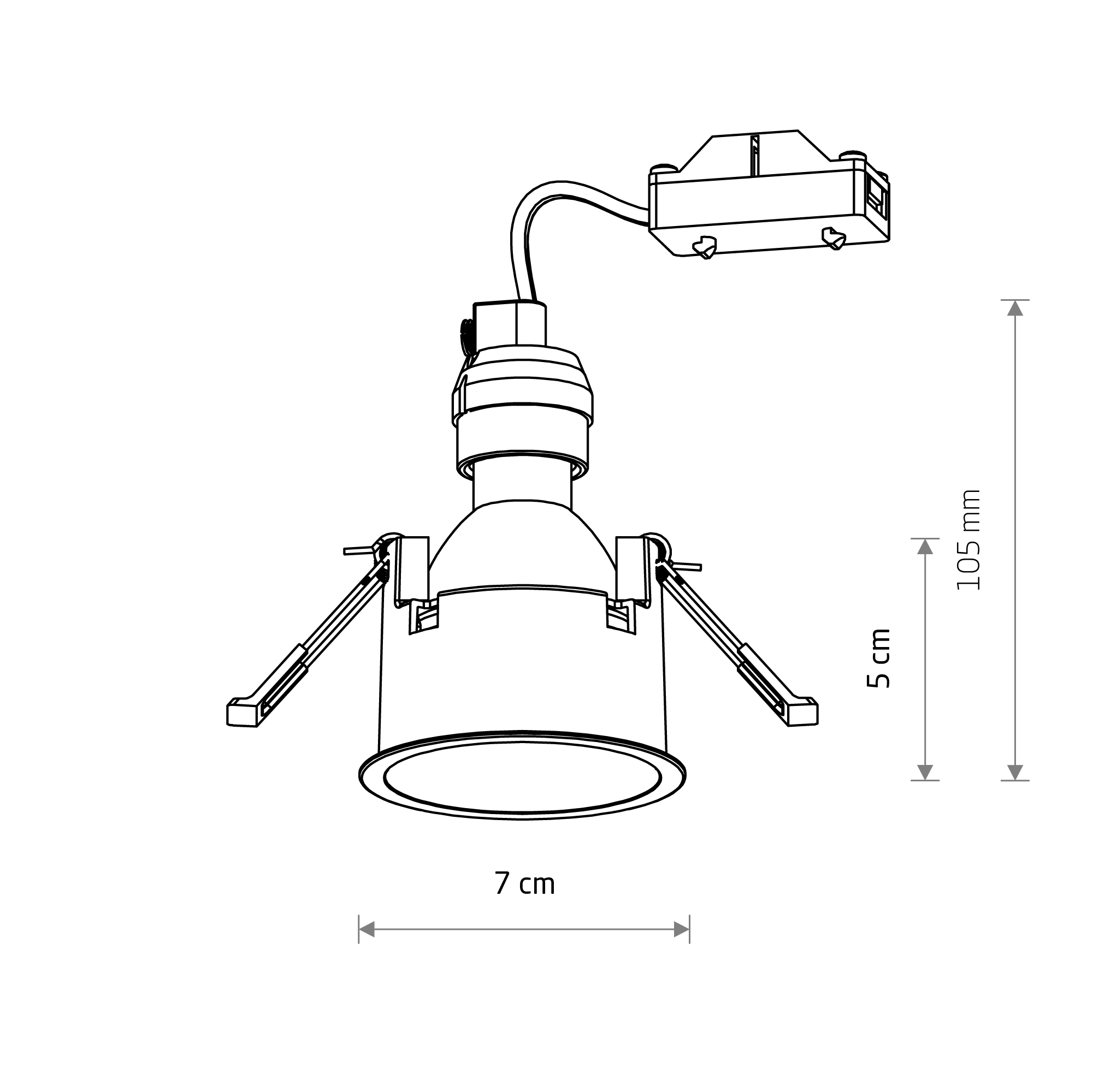 Lampa wpuszczana CUP COPPER 10792 - Nowodvorski Lighting - obrazek 9