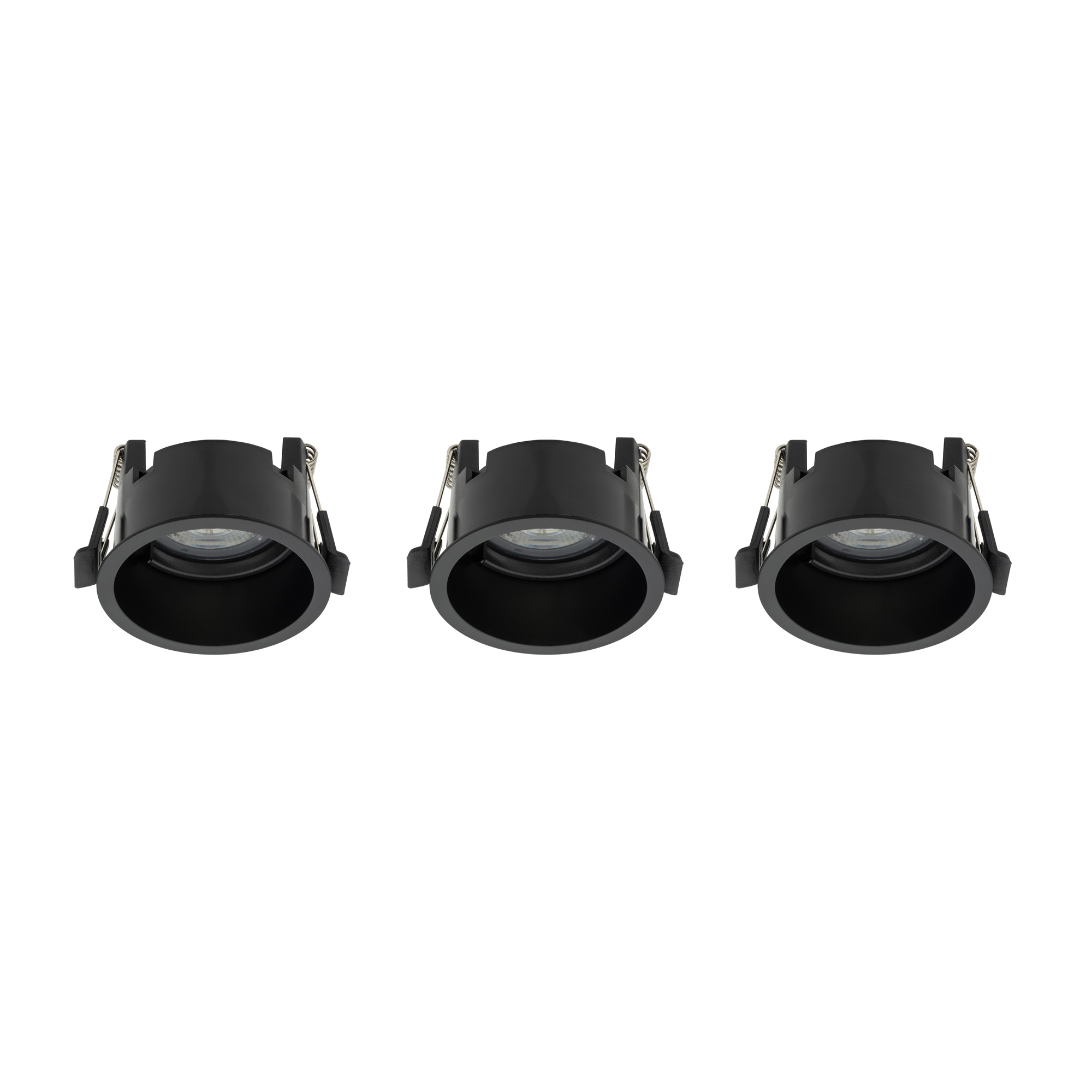 Zestaw trzech lamp wpuszczanych CUP 3 PC SET BLACK 10794 - Nowodvorski Lighting