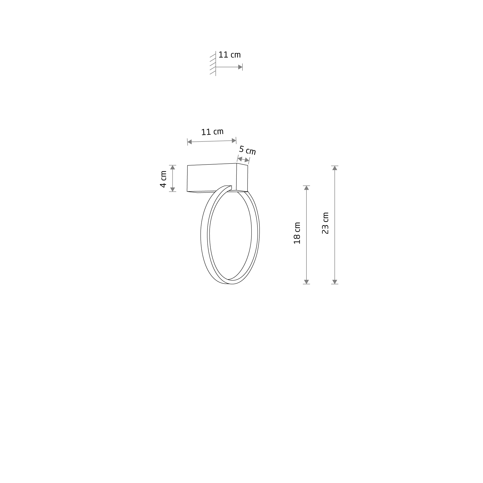 Kinkiet CIRCOLO LED XS 3000K 10808 - Nowodvorski Lighting - obrazek 2