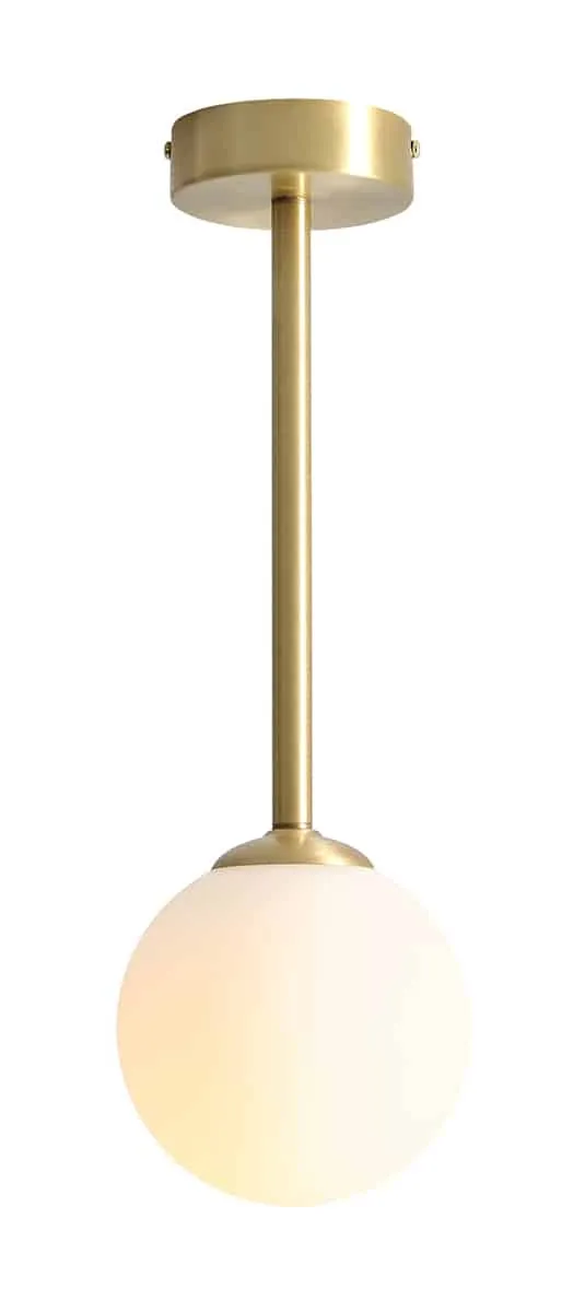 Plafon nowoczesny PINNE SHORT BRASS 1080PL_G40_S - Aldex
