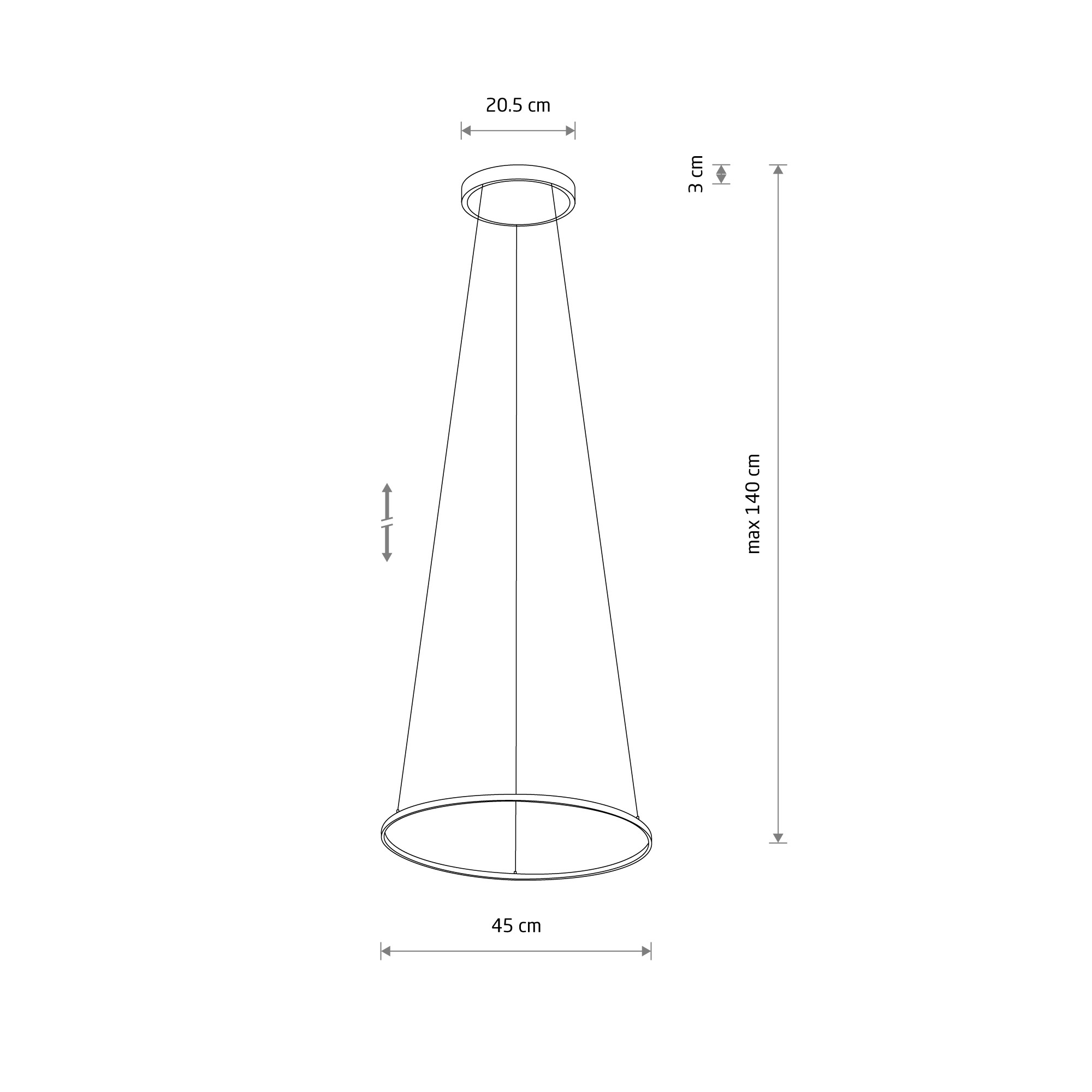 Lampa wisząca CIRCOLO LED S 3000K 10813 - Nowodvorski Lighting - obrazek 3