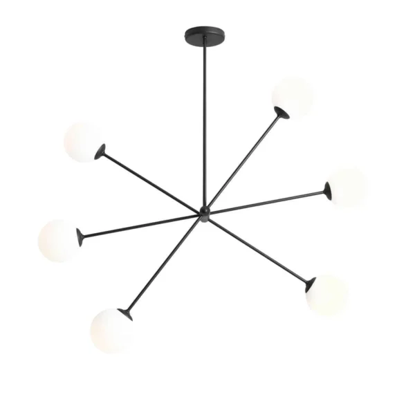 Plafon loft OHIO 6 BLACK 1081PL_K1 - Aldex