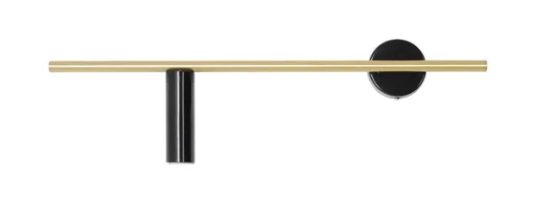 Kinkiet nowoczesny TREVO BLACK BRASS (lewy) 1083C40 - Aldex