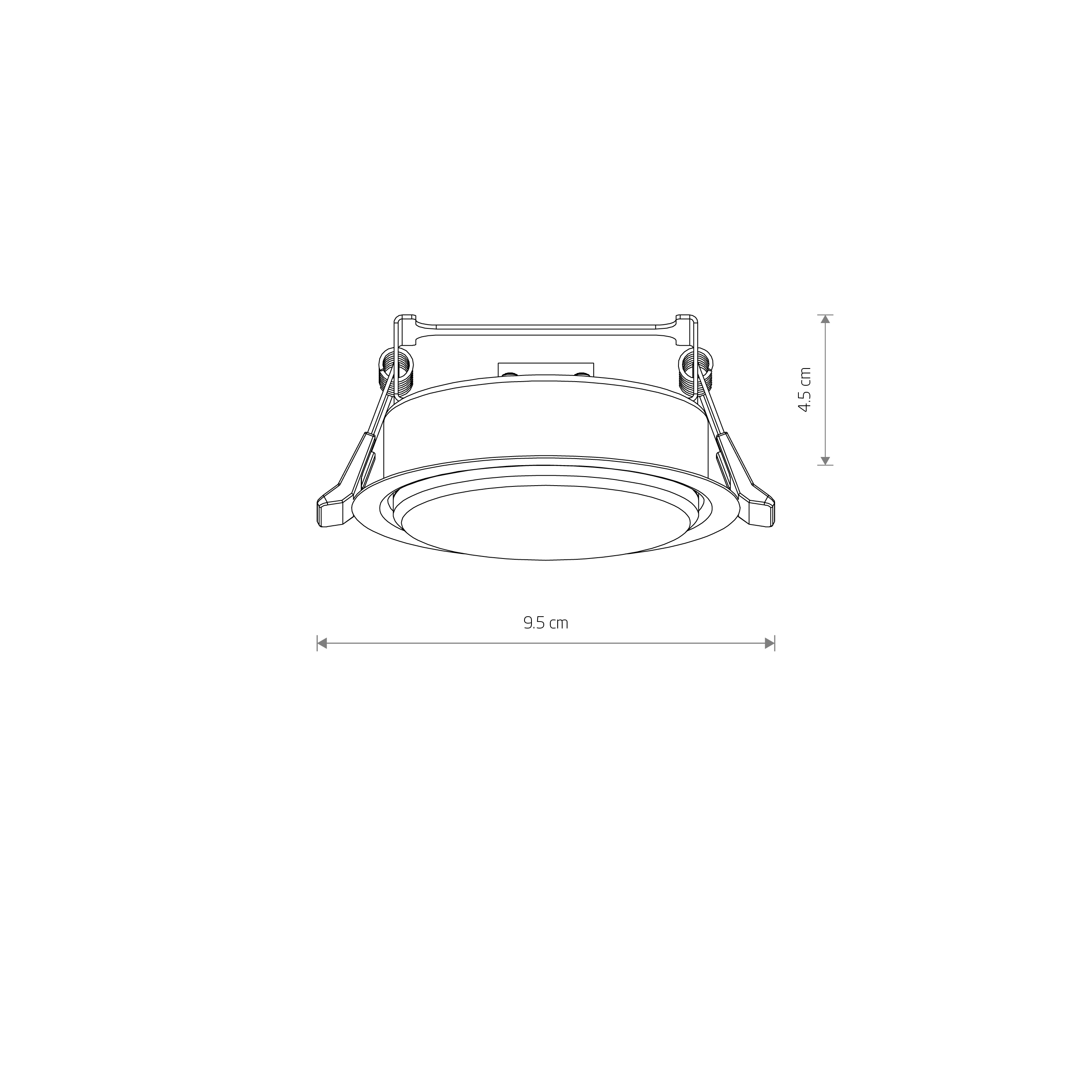 Lampa do wbudowania UNO S BLACK 10841 - Nowodvorski Lighting - obrazek 6