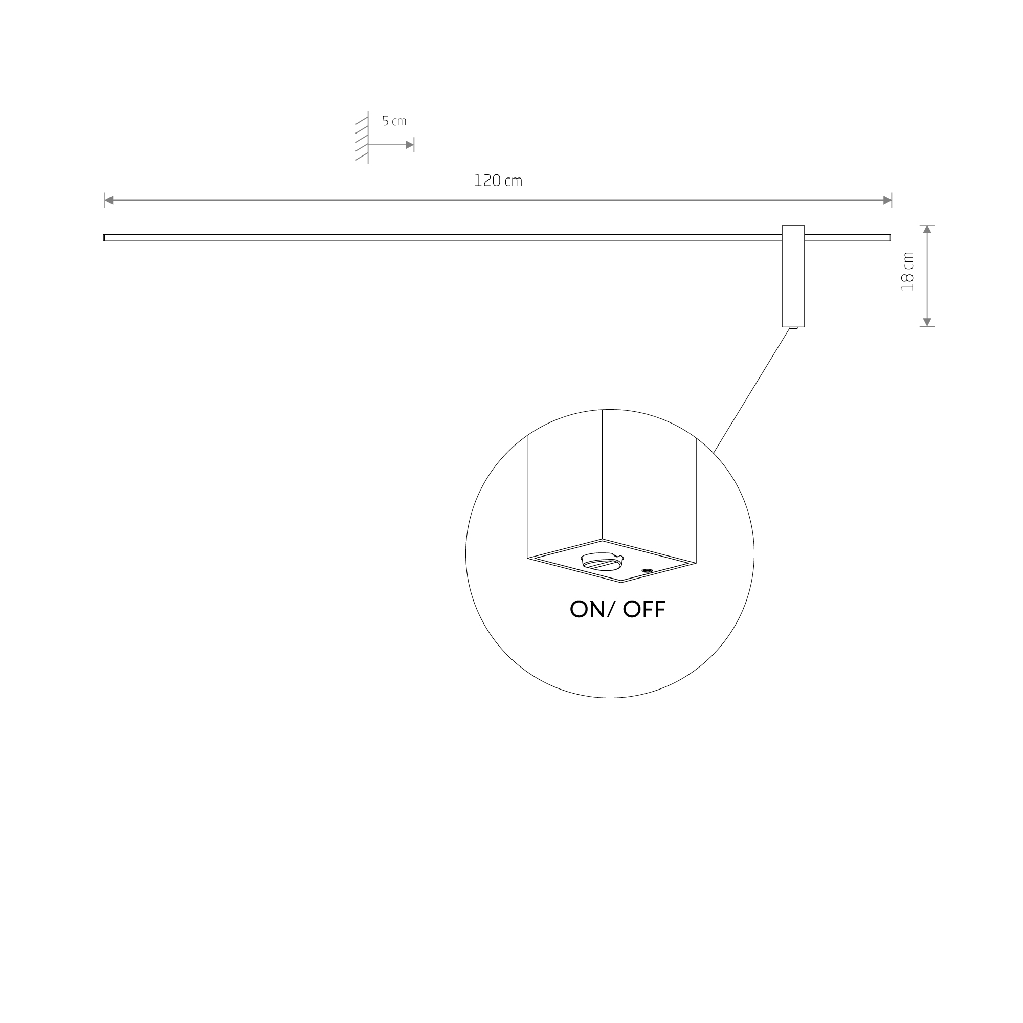 Kinkiet MOTIVE LED L 4000K 10851 - Nowodvorski Lighting - obrazek 2
